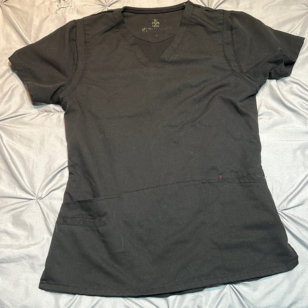 Black scrub top size small set of three!!!